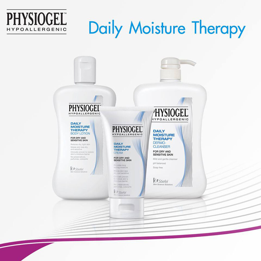 Physiogel Daily Moisture Therapy Dermo-Cleanser For Dry and Sensitive Skin, 500ml