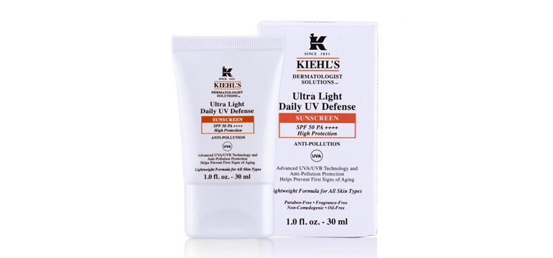 Kiehl's Ultra Light Daily UV Defense SPF50 PA++++ UVA 30ml (New Formula)
