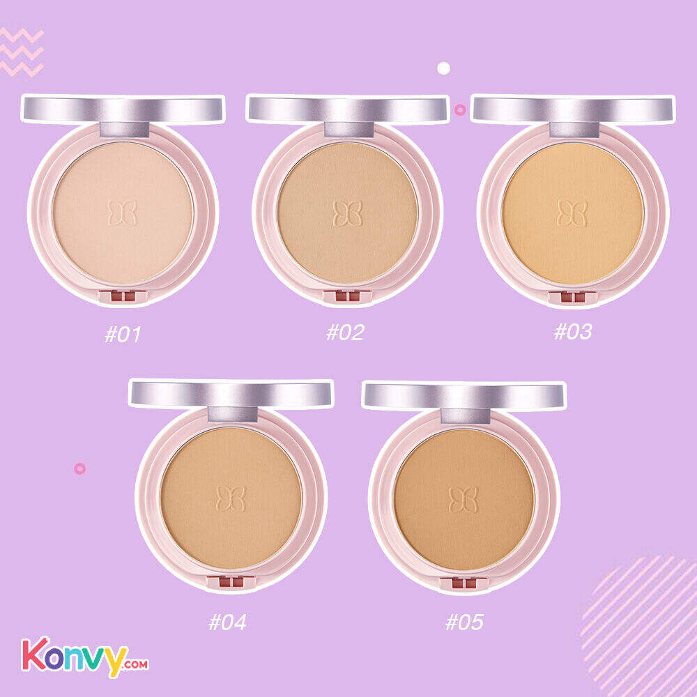 Cute Press 1-2 Beautiful Airy Matte Foundation Powder SPF30/PA+++ 13g #02