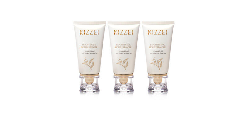 kizzei brightening gold cleanser